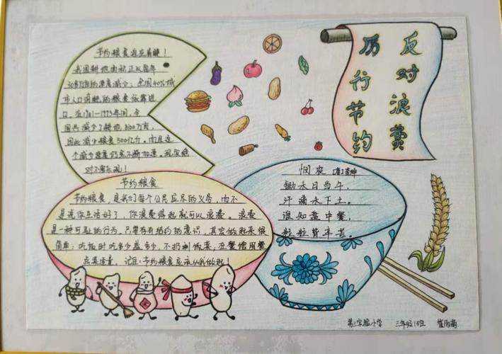 倡导节约文明杜绝浪费手抄报 节约手抄报