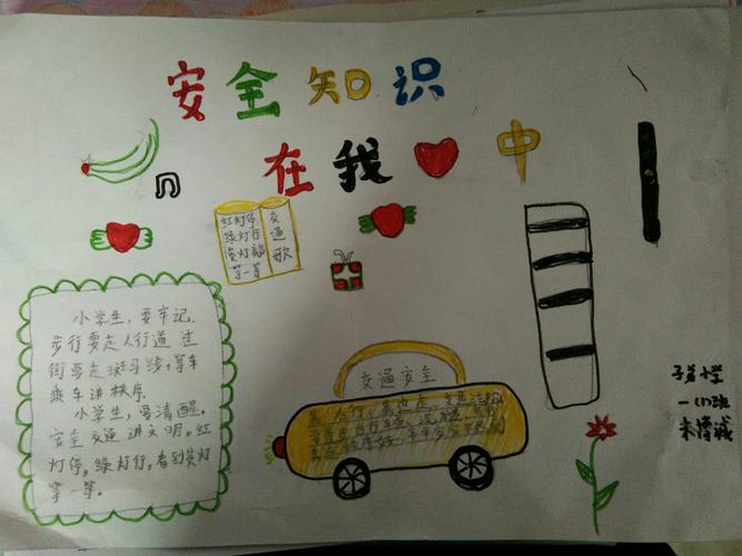 守护儿童安全成长手抄报 儿童安全手抄报