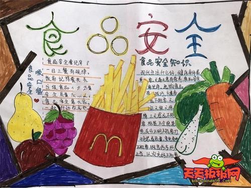 饮食方面安全手抄报 饮食安全手抄报
