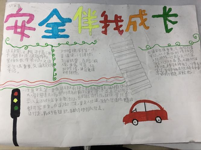 守护儿童安全成长手抄报 儿童安全手抄报