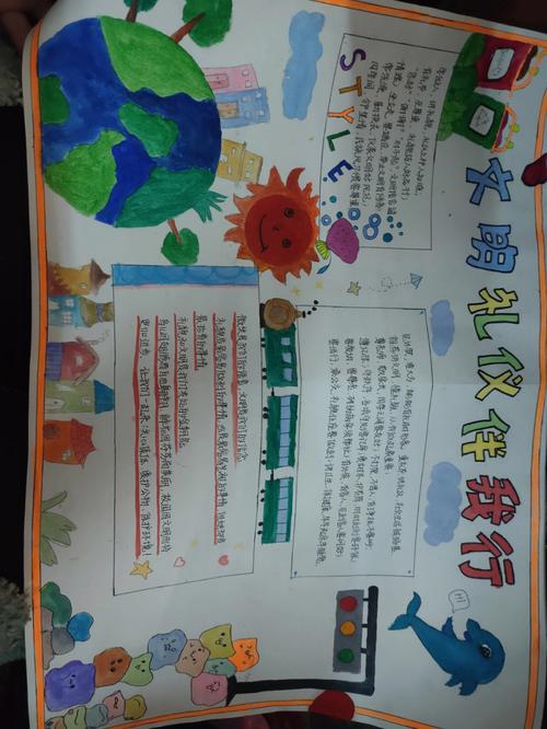 文明礼仪礼仪手抄报 文明礼仪手抄报