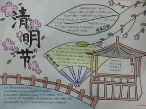 四年级清明节手抄报好看简单 四年级清明节手抄报好看简
