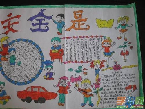 守护儿童安全成长手抄报 儿童安全手抄报