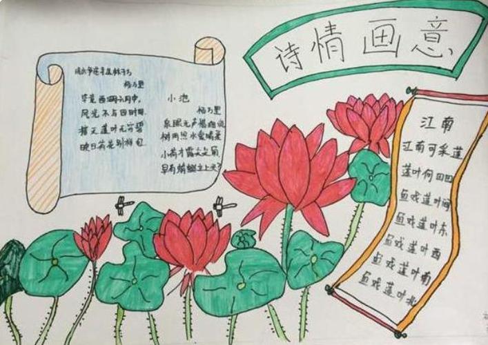 语文古诗词的手抄报 语文古诗手抄报