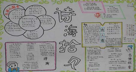 语文古诗词的手抄报 语文古诗手抄报