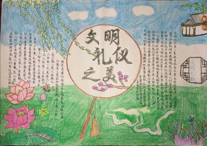 文明礼仪礼仪手抄报 文明礼仪手抄报