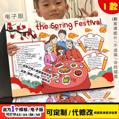 关于龙年英文手抄报 手抄报图片大全集