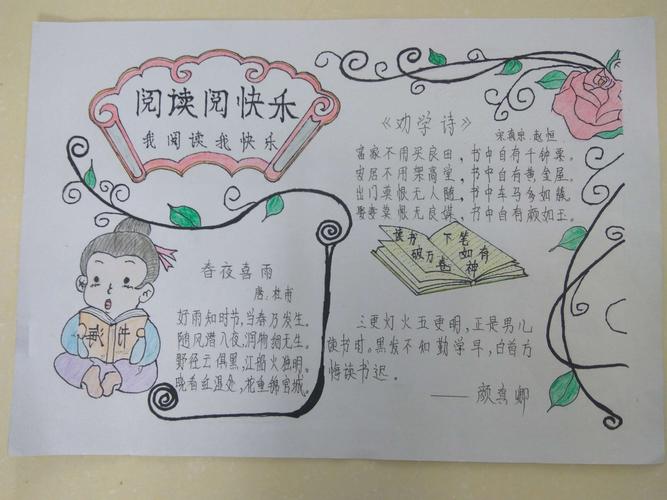 精美课外阅读手抄报 课外阅读手抄报