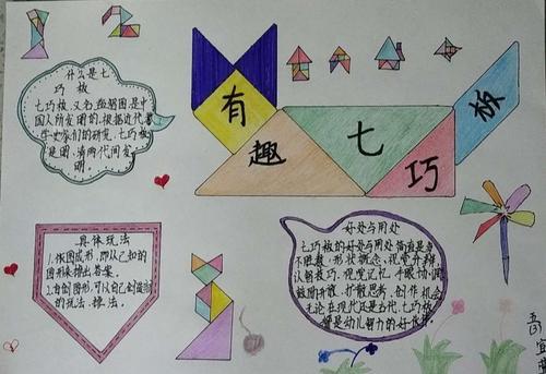 关于七巧板的奥秘手抄报 手抄报图片大全集
