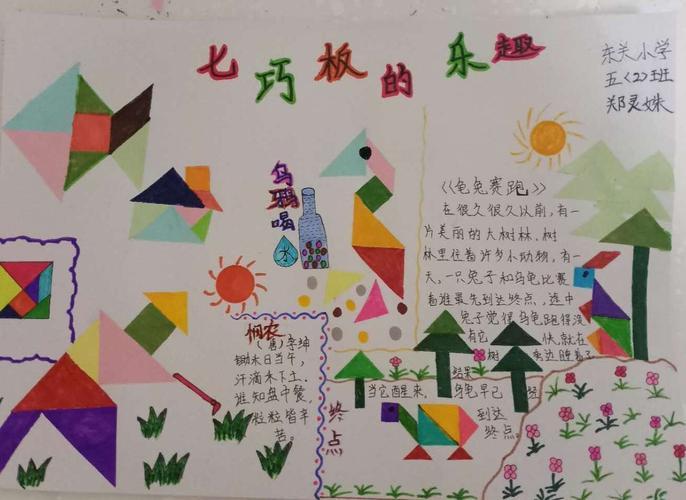 关于七巧板的奥秘手抄报 手抄报图片大全集