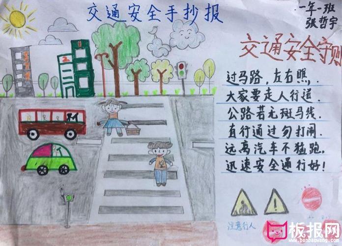 关于交通规则手抄报 手抄报图片大全