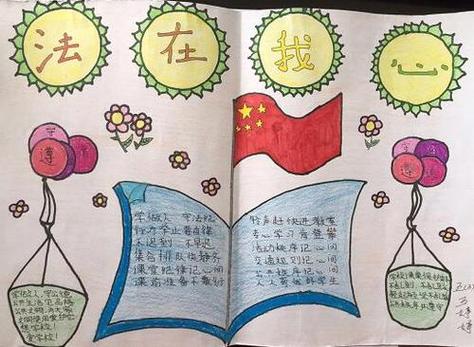 法制手抄报简单又漂亮 手抄报模板大全
