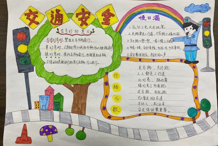 倡导文明交通手抄报 文明交通手抄报