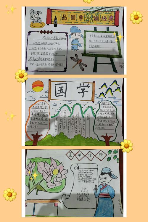 求知报数学经典手抄报 国学经典手抄报