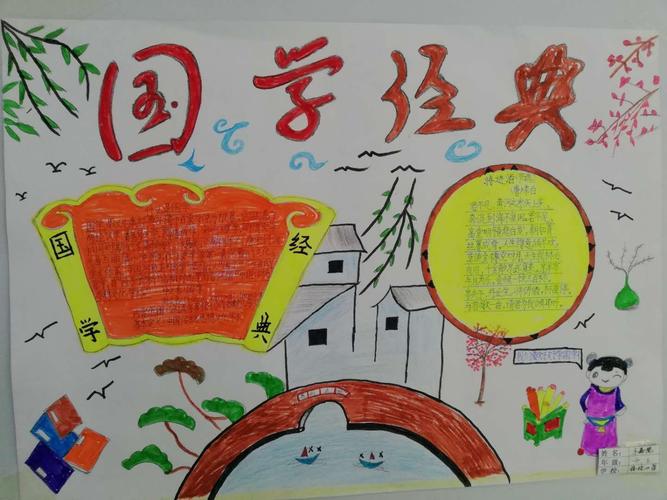 求知报数学经典手抄报 国学经典手抄报