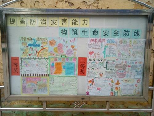 国际减灾风险日手抄报 防灾减灾手抄报