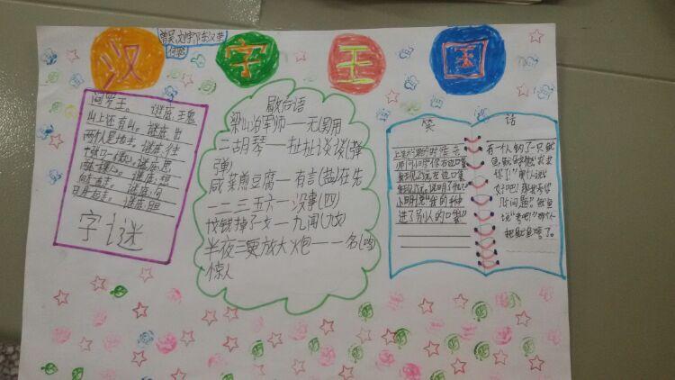 关于遨游汉字王国的主题手抄报 数学王国手抄报