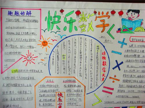 四年级小学主题手抄报 小学四年级手抄报
