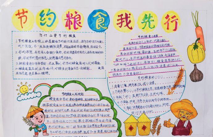 节约粮食大道理手抄报 节约粮食手抄报