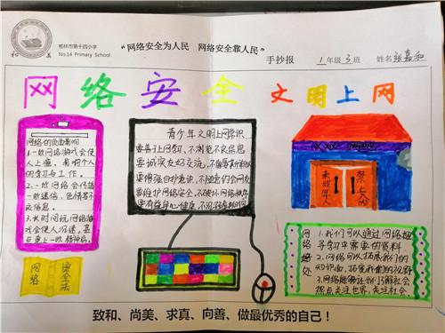 网络安全知识幼儿手抄报 网络安全手抄报