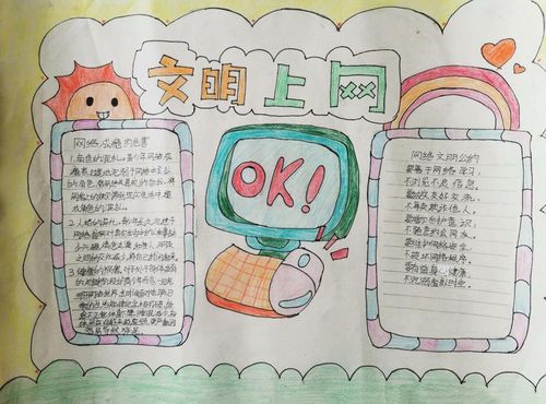 网络安全知识幼儿手抄报 网络安全手抄报