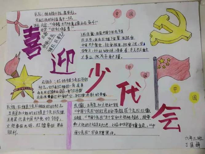 2023年献礼少代会手抄报 2023手抄报