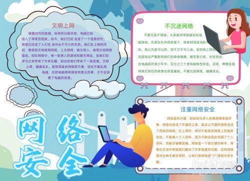 网络安全知识幼儿手抄报 网络安全手抄报