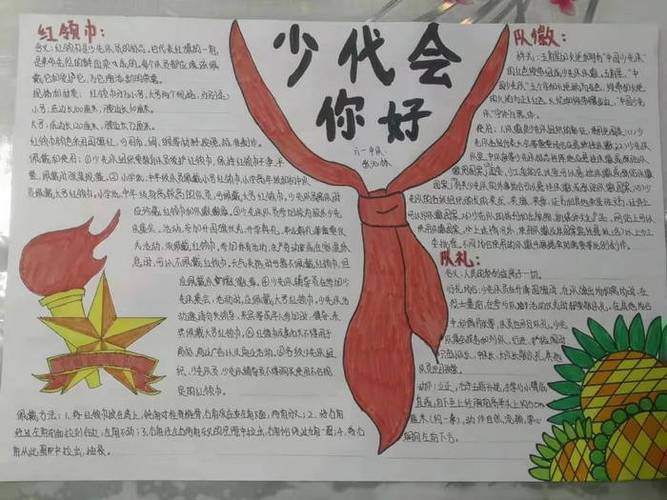2023年献礼少代会手抄报 2023手抄报