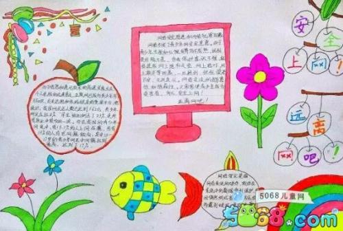 网络安全知识幼儿手抄报 网络安全手抄报