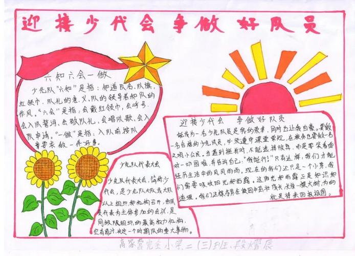 2023年献礼少代会手抄报 2023手抄报