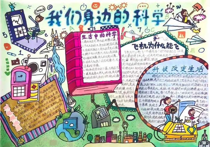 以我眼中的科学手抄报 身边的科学手抄报