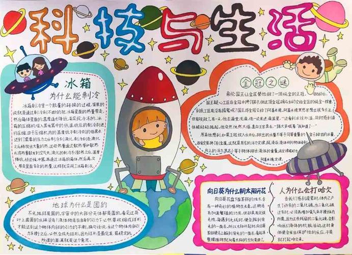 以我眼中的科学手抄报 身边的科学手抄报