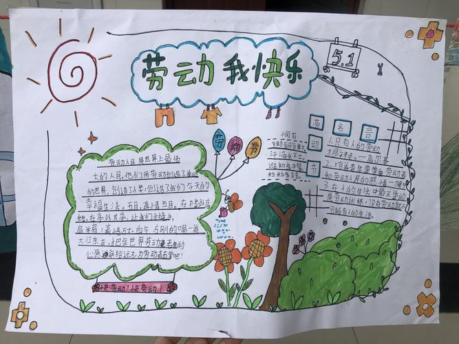 劳动教育展示手抄报 劳动手抄报