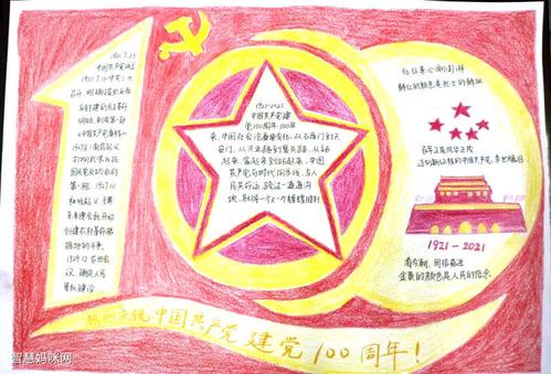 有关党100年手抄报 手抄报图片大全