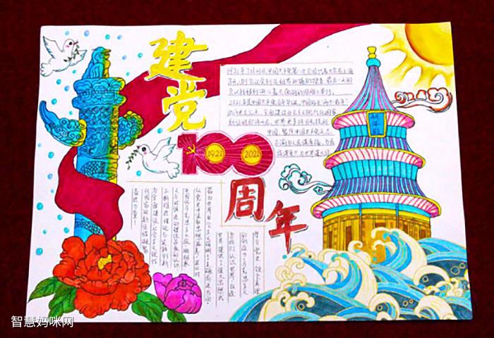有关党100年手抄报 手抄报图片大全