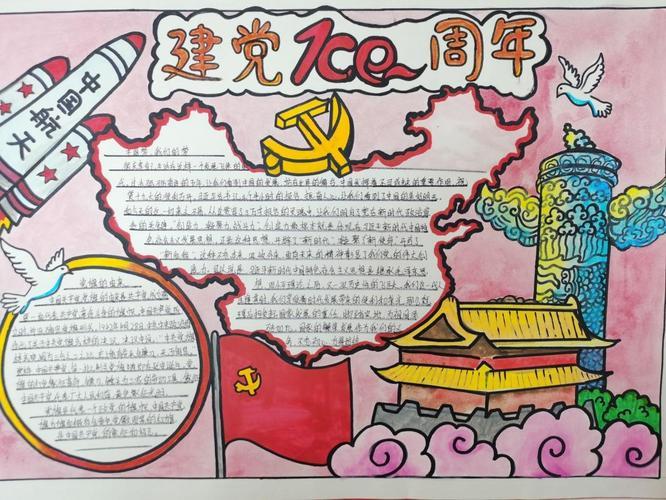 有关党100年手抄报 手抄报图片大全