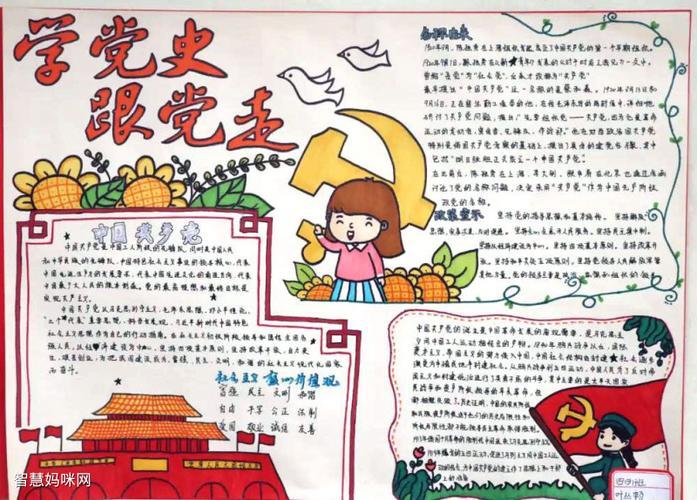 有关党100年手抄报 手抄报图片大全