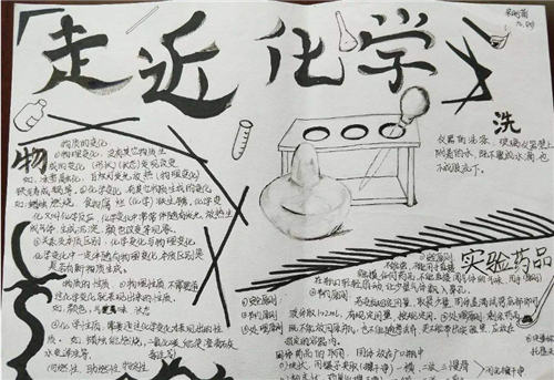 化学简单好看的手抄报 简单好看的手抄报