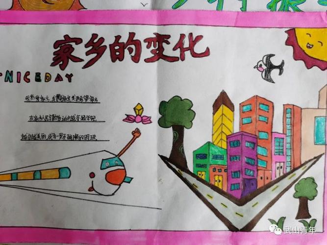 关于祖国发展家乡变化的手抄报 家乡变化手抄报