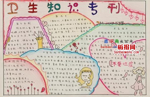 关于仿生知识的手抄报 卫生知识手抄报