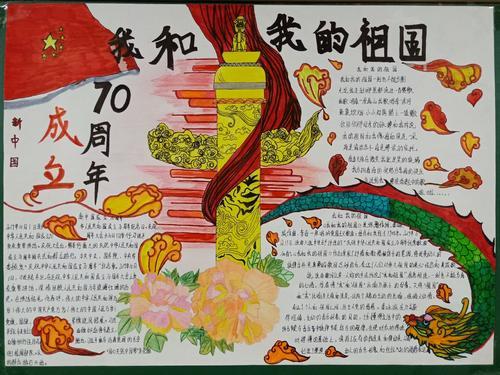 关于赞美主题手抄报 赞美祖国手抄报