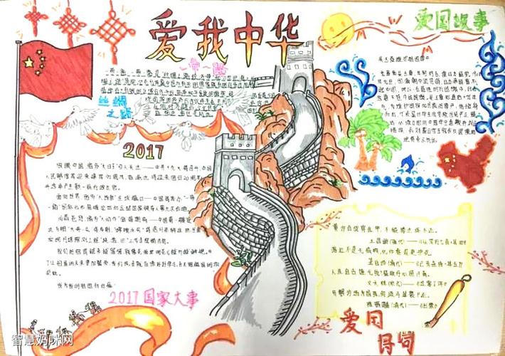 热爱祖国一等奖手抄报 全国一等奖手抄报