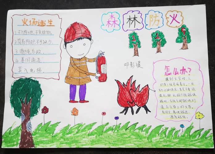 幼儿园孩子简单手抄报 幼儿园手抄报