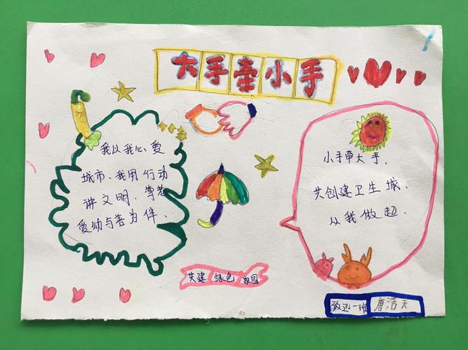 幼儿园孩子简单手抄报 幼儿园手抄报