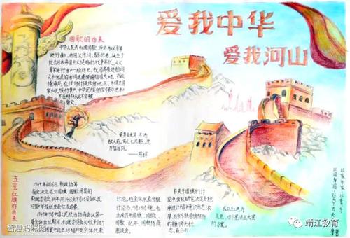 一千张用8k纸画的爱国手抄报 8k手抄报