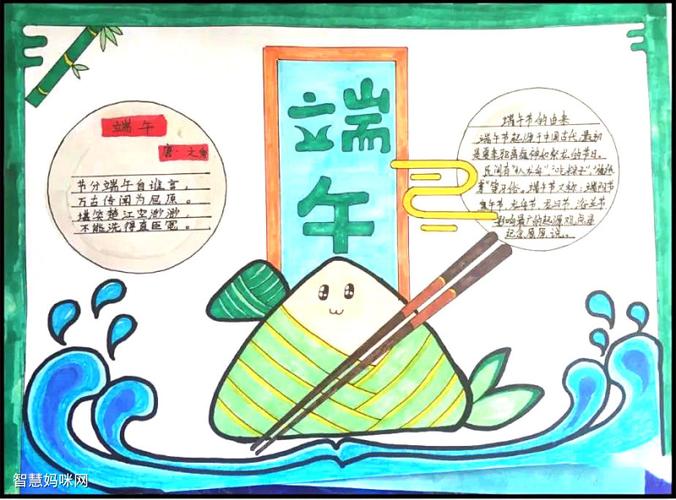 一年级端午安康手抄报 一年级手抄报