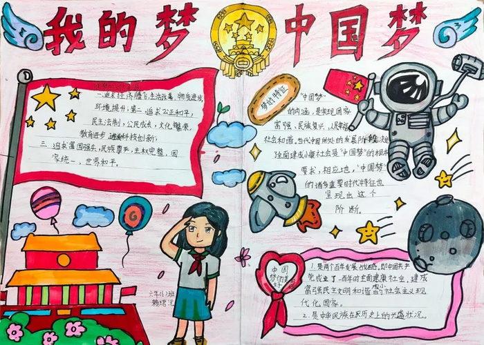 以我的梦为主题画手抄报 我的梦手抄报