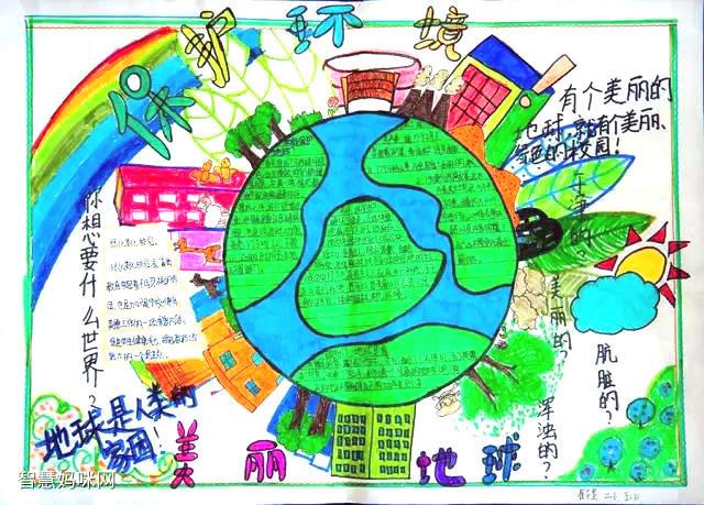 保护环境共建家园的手抄报 保护环境手抄报