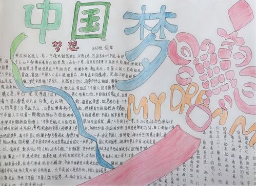 以我的梦为主题画手抄报 我的梦手抄报