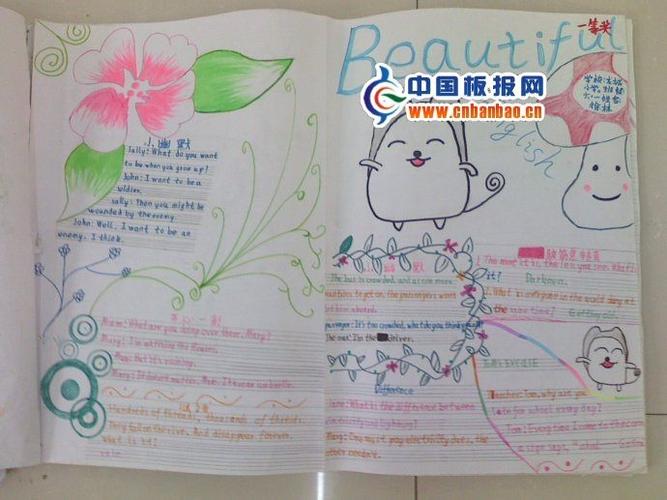 1到3年级英语手抄报 年级英语手抄报